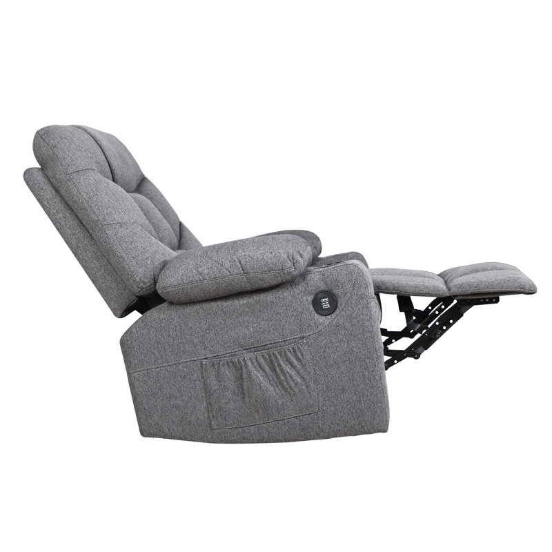 Latitude Run® Zeily Upholstered Swivel Power Recliner Wayfair